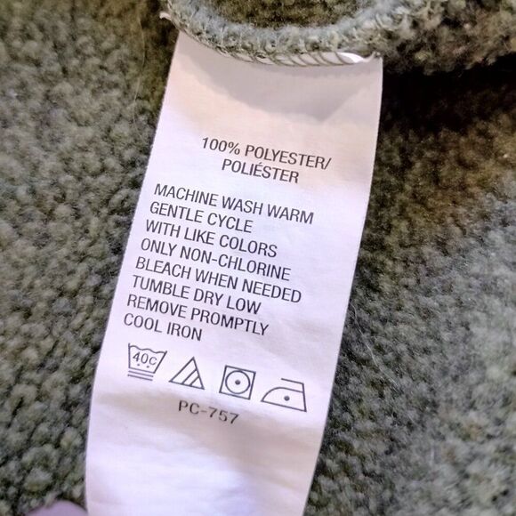 G.H. Bass & Co 1/4 Zip Green Pull Over Sweater Size 2XL - Picture 6 of 6